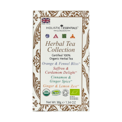 Organic Herbal Tea Collection™ Box-  Four unique wellbeing blends