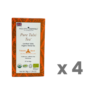 Pure Tulsi Tea™ - Tridoshic Blend - Carton (4 Boxes)